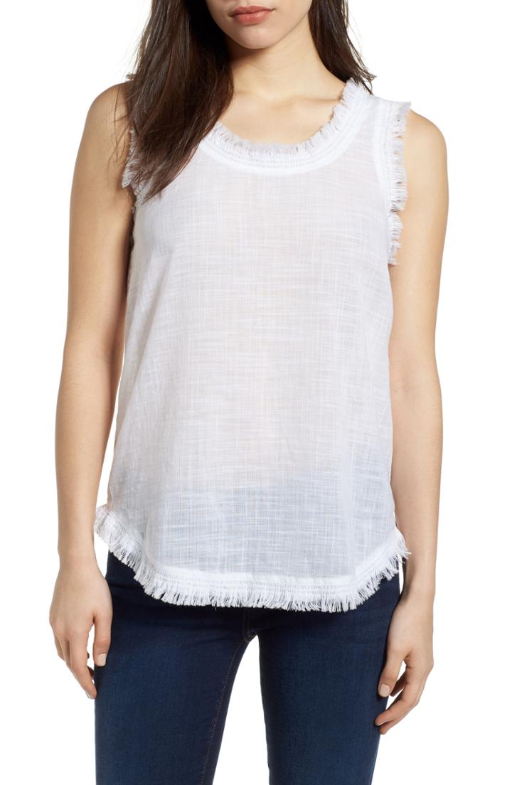 Women's Kenneth Cole New York Frayed Tank