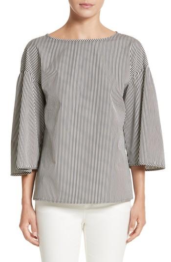 Women's Lafayette 148 New York Gwendolyn Blouse - Grey