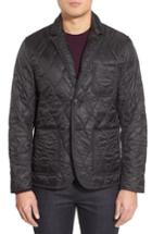 Men's Burberry Gillington Water Resistant Quilted Jacket - Black