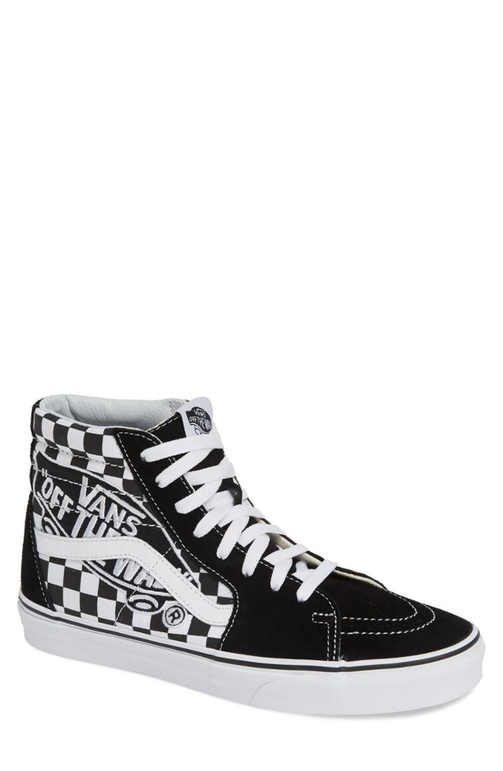 Men's Vans Patch Sk8 Hi Sneaker M - Black