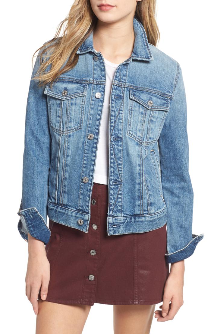 Women's 7 For All Mankind Slim Classic Denim Jacket