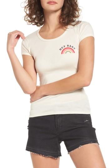 Women's Billabong Hey Rainbow Graphic Tee
