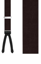 Men's Trafalgar 'kington Ii' Silk Suspenders, Size - Black