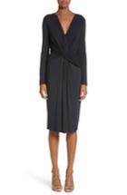Women's Max Mara Petalo Twisted Dress - Blue