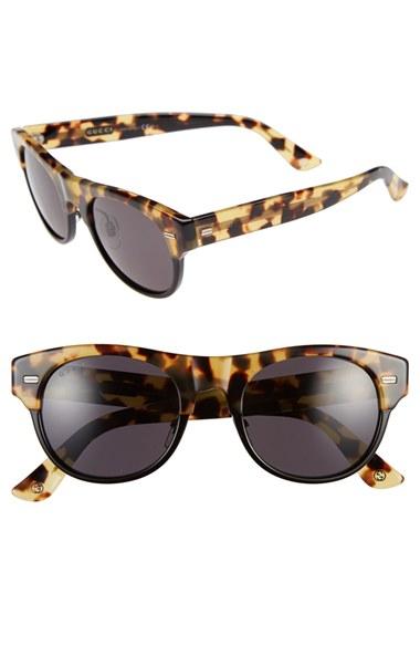Women's Gucci 'clubmaster' 51mm Retro Sunglasses