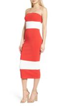 Women's Trouve Sweater Tube Dress, Size - Red