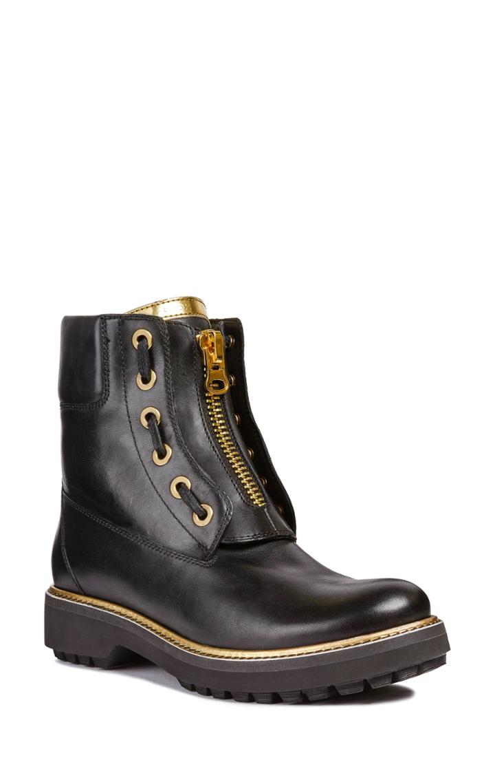Women's Geox Asheely Bootie Us / 36eu - Black