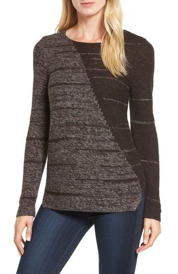 Petite Women's Nic+zoe New Reflections Top, Size P - Brown