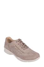 Women's Earth Serval Perforated Sneaker M - Beige