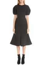 Women's Beaufille Puff Sleeve Neoprene Dress - Black