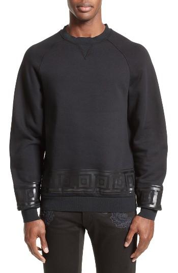 Men's Versace Collection Frame Print Sweatshirt - White