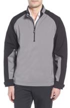 Men's Cutter & Buck 'summit' Weathertec Wind & Water Resistant Half Zip Jacket, Size - White