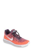 Women's Nike Lunarepic Low Flyknit 2 Running Shoe .5 M - Purple