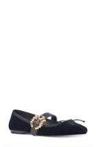 Women's Nine West Xandi Mary Jane Flat M - Black