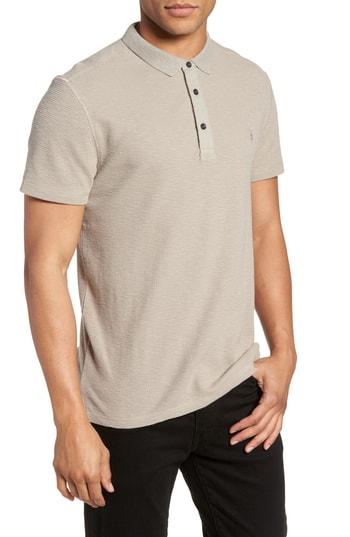 Men's Allsaints Clash Fit Cotton Polo Shirt