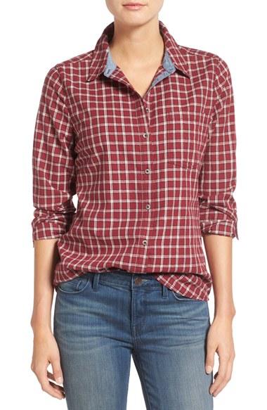 Women's Treasure & Bond Plaid Shirt