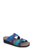 Women's Naot Roxana Strappy Slip-on Sandal Us / 36eu - Blue