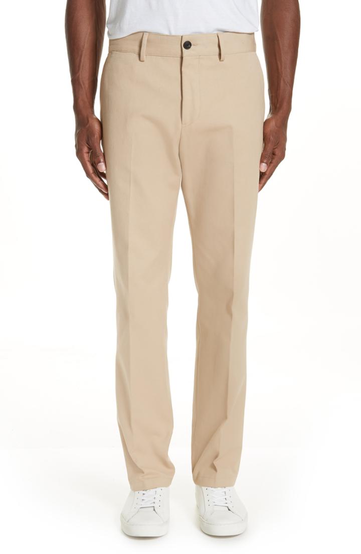 Men's Burberry Straight Leg Chinos Eu - Beige