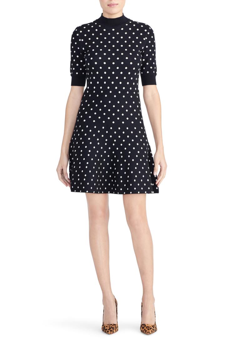 Women's Rachel Roy Collection Polka Dot Fit & Flare Dress