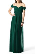 Women's Dessy Collection Ruched Chiffon Gown - Green