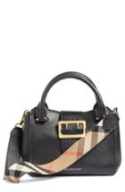 Burberry Small Buckle Leather Satchel -