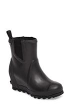 Women's Sorel Joan Of Arctic(tm) Wedge Chelsea Rain Boot .5 M - Black