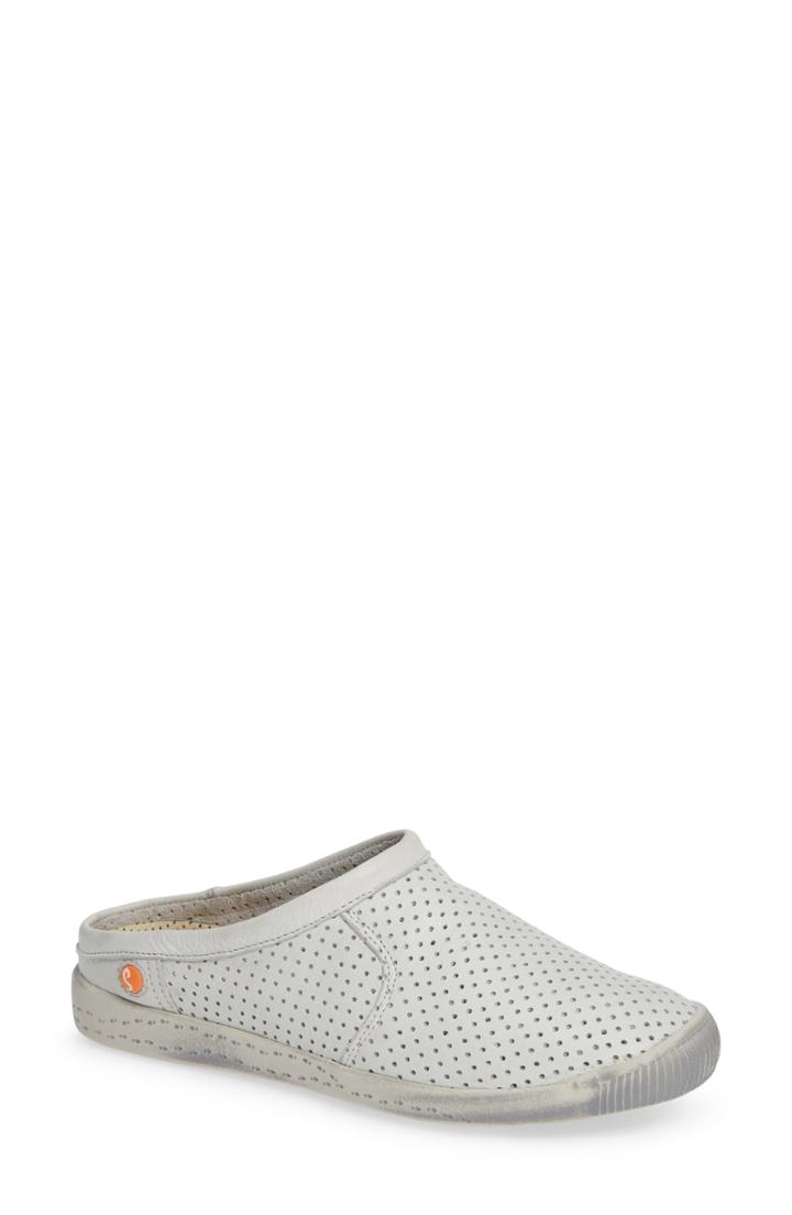 Women's Softinos By Fly London Ima Sneaker Mule .5-8us / 38eu - White