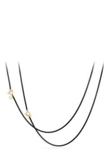 Women's David Yurman Dy Bel Aire Chain Necklace With 14k Gold Accents