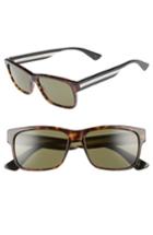Men's Gucci Sylvie 58mm Sunglasses - Black Multicolor