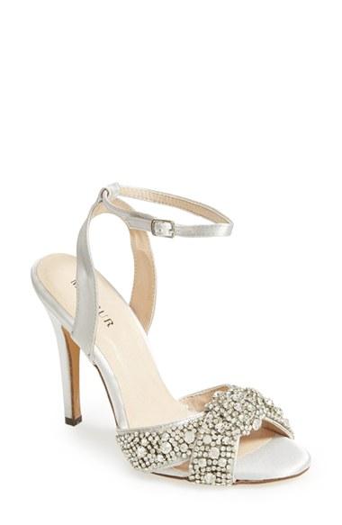 Women's Menbur 'vera' Rhinestone Pump Eu - Grey