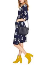 Women's Boden Jessie Jersey Floral Dress - Blue