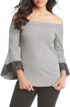 Women's Karen Kane Off The Shoulder Top - Grey