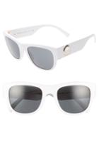 Men's Versace 55mm Sunglasses - White