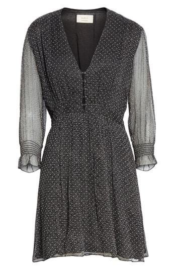 Women's Ba & Sh Dolly Dotted Silk Blend Mini Dress