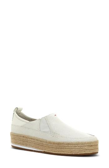 Women's Ed Ellen Degeneres Garance Platform Espadrille .5 M - White