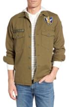 Men's Schott Nyc Flying Tenth Fatigue Shirt, Size - Green