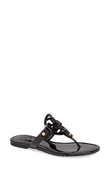 Women's Tory Burch 'miller' Flip Flop .5 M - Black