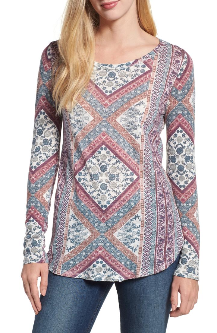 Women's Lucky Brand Tapestry Blouse