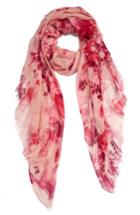 Women's Nordstrom Wildflower Spray Scarf, Size - Pink