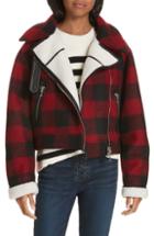 Women's Cupcakes And Cashmere Faux Shearling Lined Anorak With Removable Hood - Green