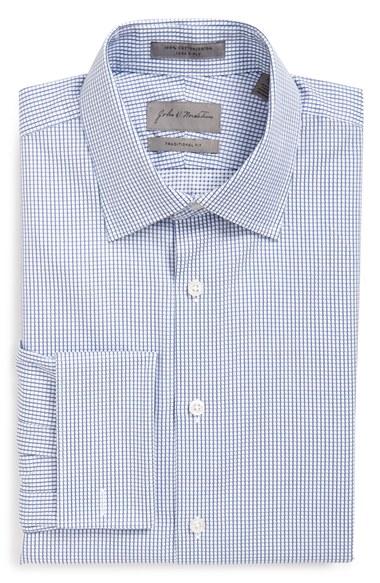 Men's John W. Nordstrom Traditional Fit Check Dress Shirt
