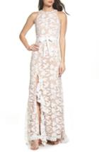 Women's Jarlo Petal Lace Gown - Ivory