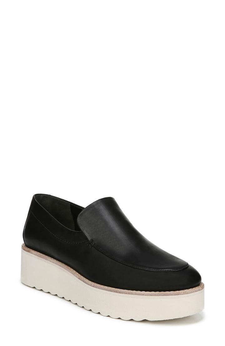 Women's Vince Zeta Platform Loafer M - Black