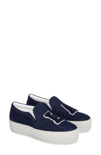 Women's Joshua Sanders Slip-on Sneaker .5us / 35eu - Blue