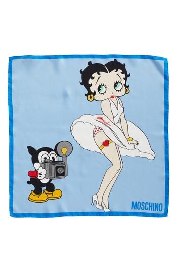 Women's Moschino Betty Boop Silk Bandana