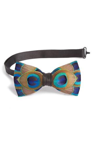 Men's Brackish & Bell Hammock Feather Bow Tie