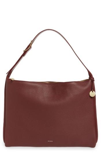 Skagen Anesa Leather Shoulder Bag - Red