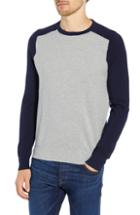 Men's J.crew Cotton & Cashmere Baseball Sweater