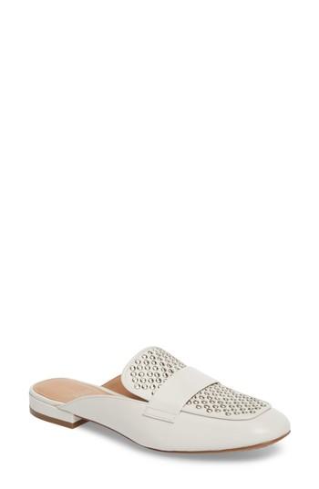 Women's Linea Paolo Avery Studded Mule .5 M - White