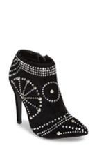 Women's Lauren Lorraine Studded Pointy Toe Bootie